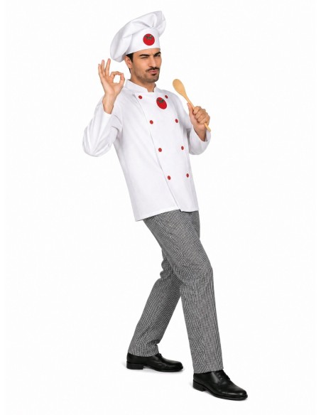 Fantasia de Chef Tamanho L | Fantasias para Adultos O Rei do Carnaval